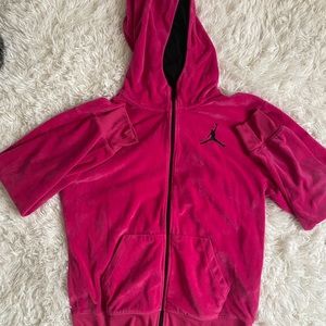 Pink Jordan hoodie